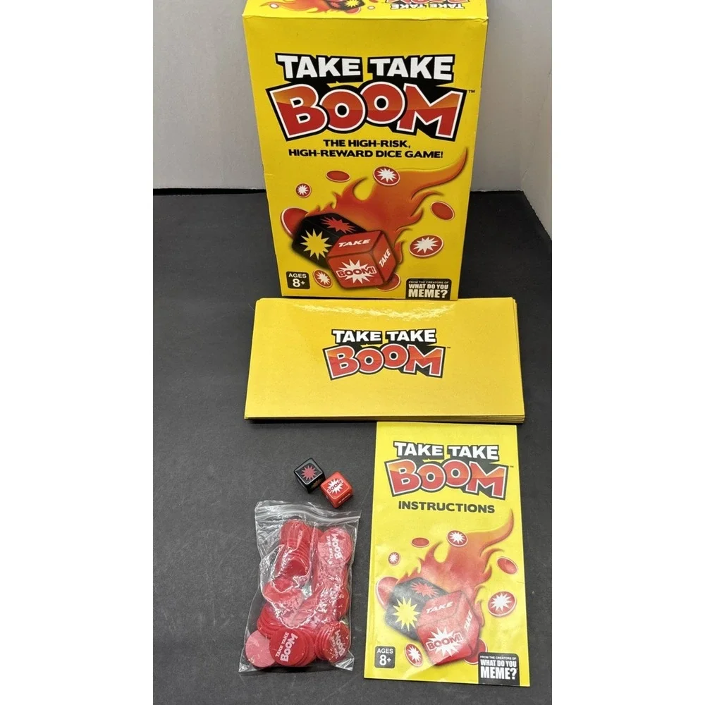 Take Take Boom Dice Game – Fast Family Game Night Fun for Ages 8+‎